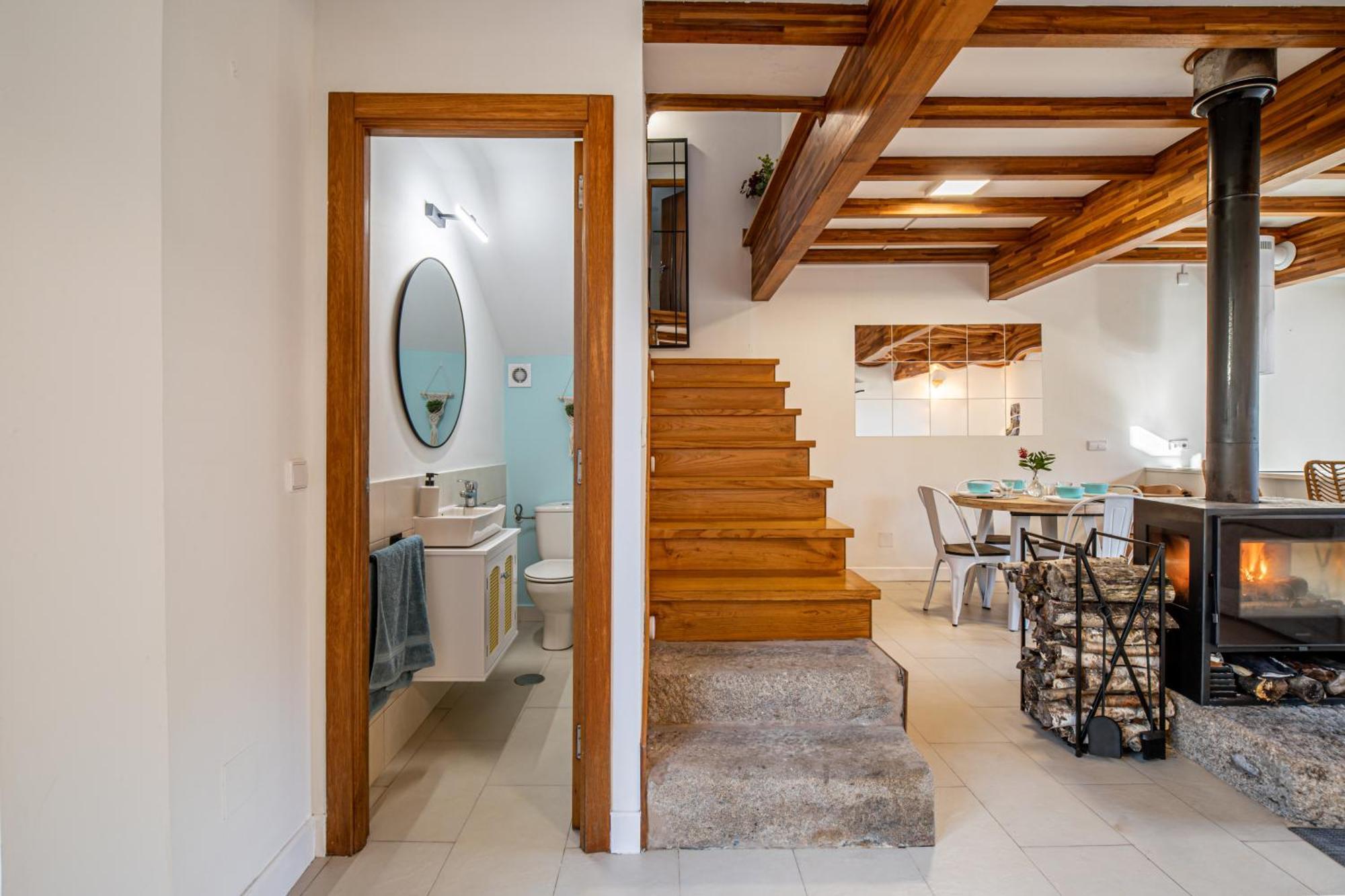 Casa De Piedra En Naturaleza Ideal Para Relajarse, Aventura O Trabajar Pontevedra Exterior foto