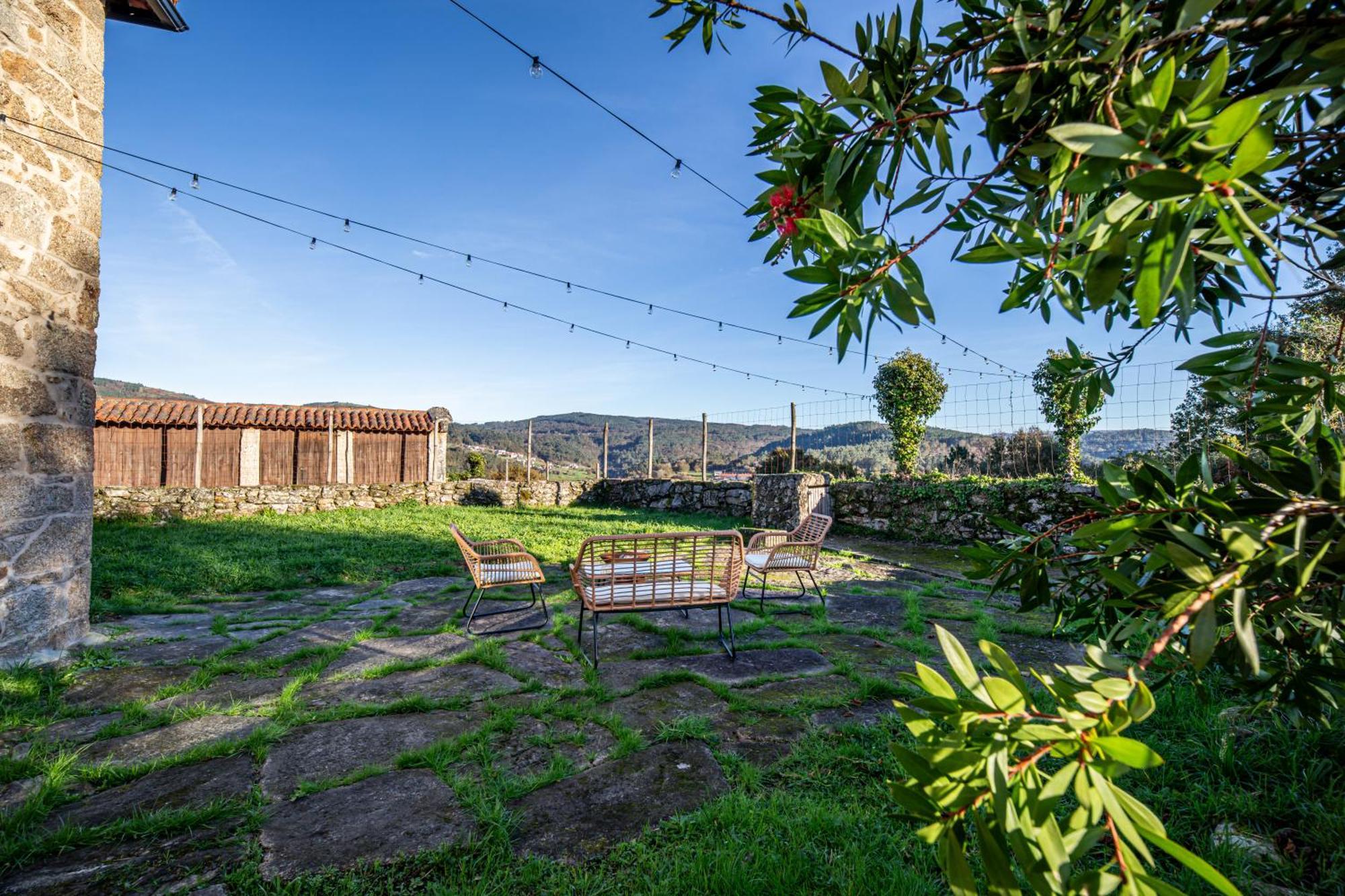 Casa De Piedra En Naturaleza Ideal Para Relajarse, Aventura O Trabajar Pontevedra Exterior foto