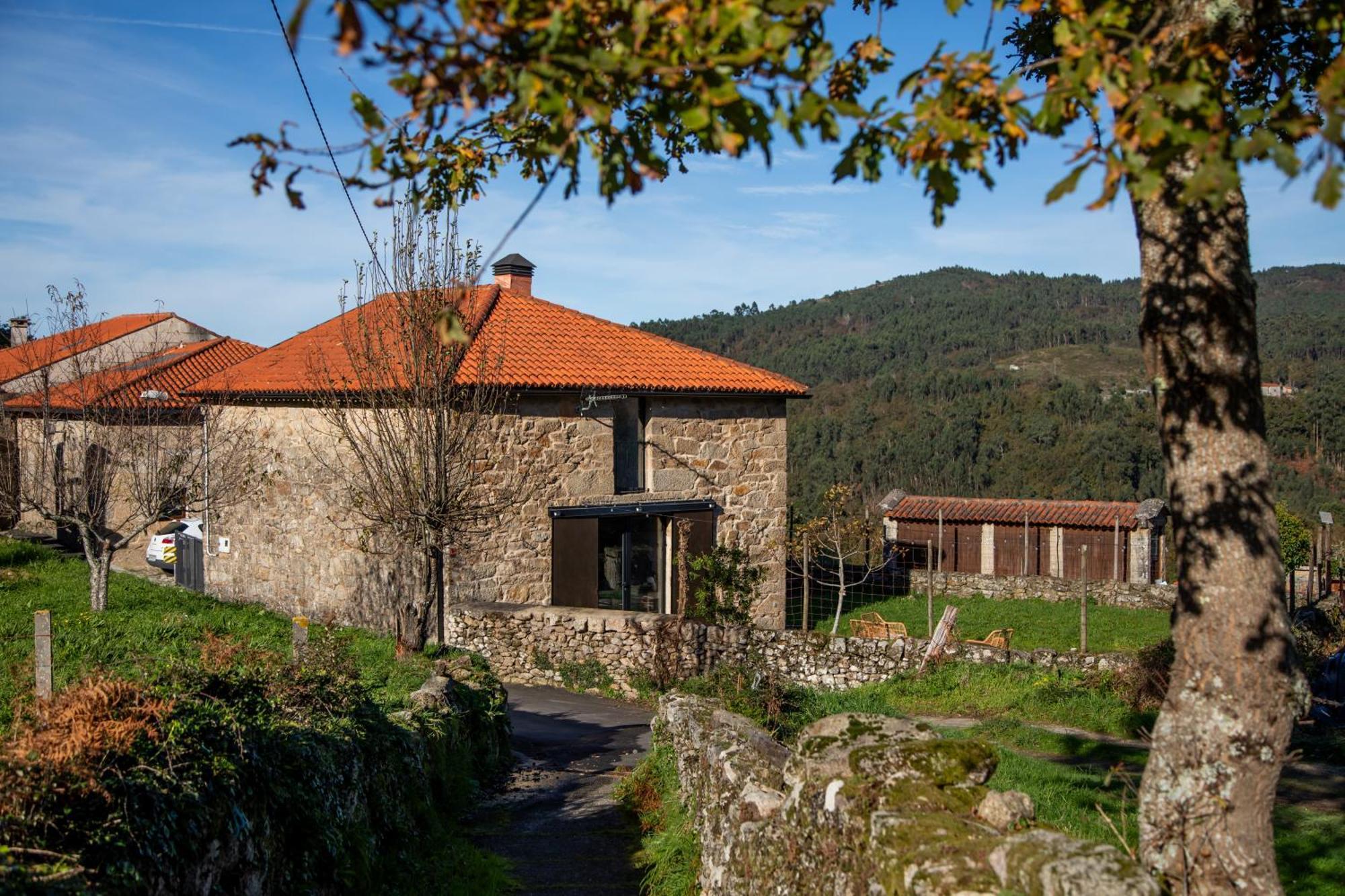 Casa De Piedra En Naturaleza Ideal Para Relajarse, Aventura O Trabajar Pontevedra Exterior foto
