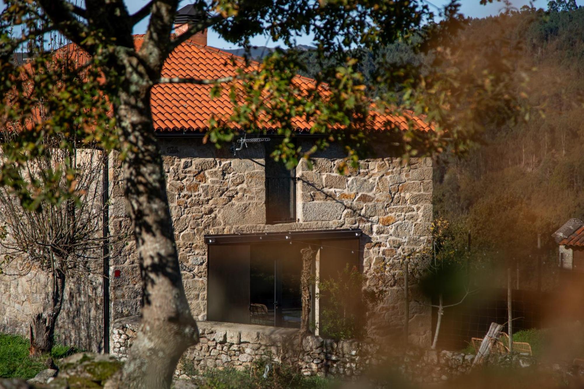 Casa De Piedra En Naturaleza Ideal Para Relajarse, Aventura O Trabajar Pontevedra Exterior foto