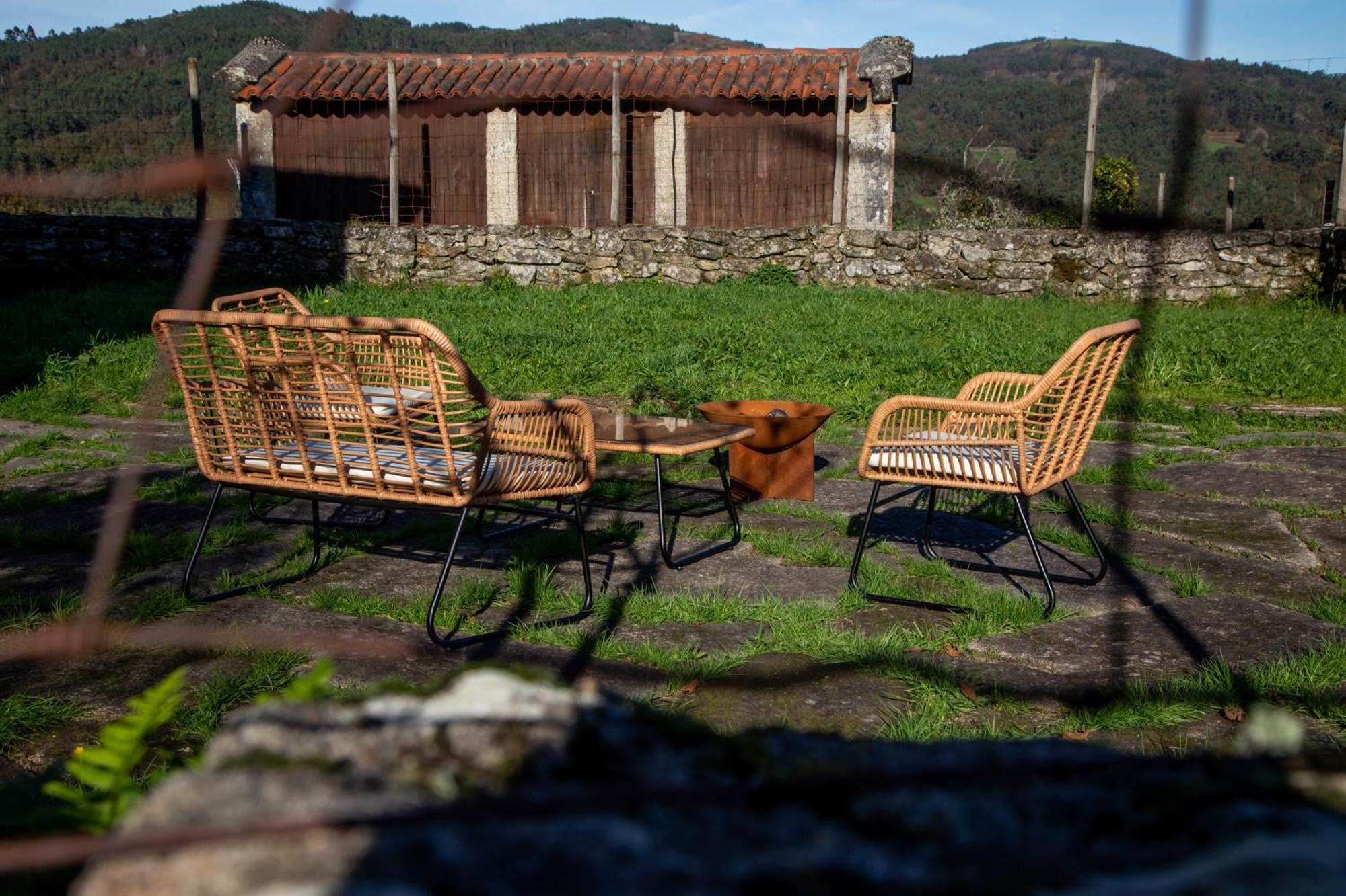 Casa De Piedra En Naturaleza Ideal Para Relajarse, Aventura O Trabajar Pontevedra Exterior foto