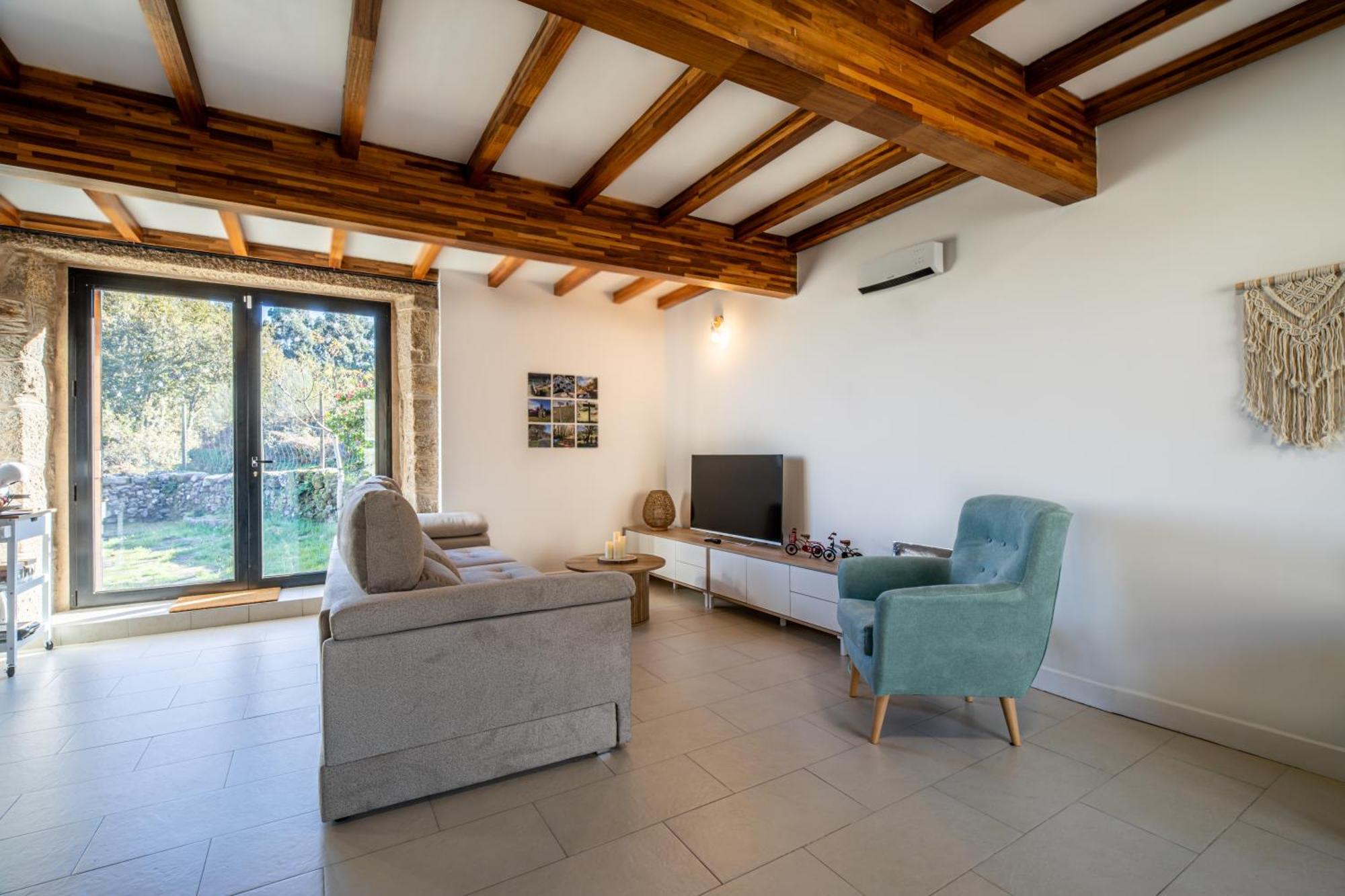 Casa De Piedra En Naturaleza Ideal Para Relajarse, Aventura O Trabajar Pontevedra Exterior foto