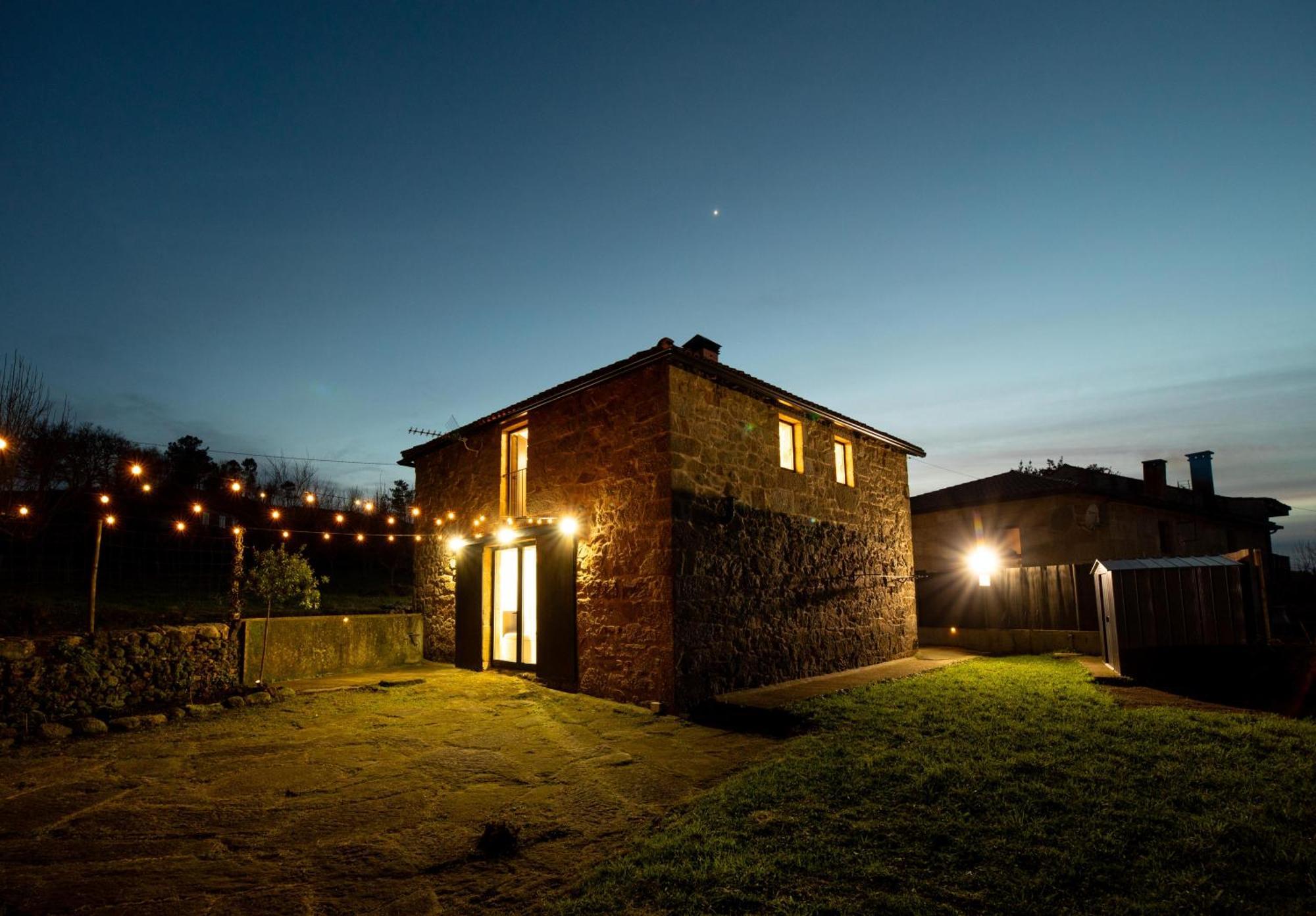 Casa De Piedra En Naturaleza Ideal Para Relajarse, Aventura O Trabajar Pontevedra Exterior foto